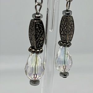 Aurora Borealis Crystal Earrings.